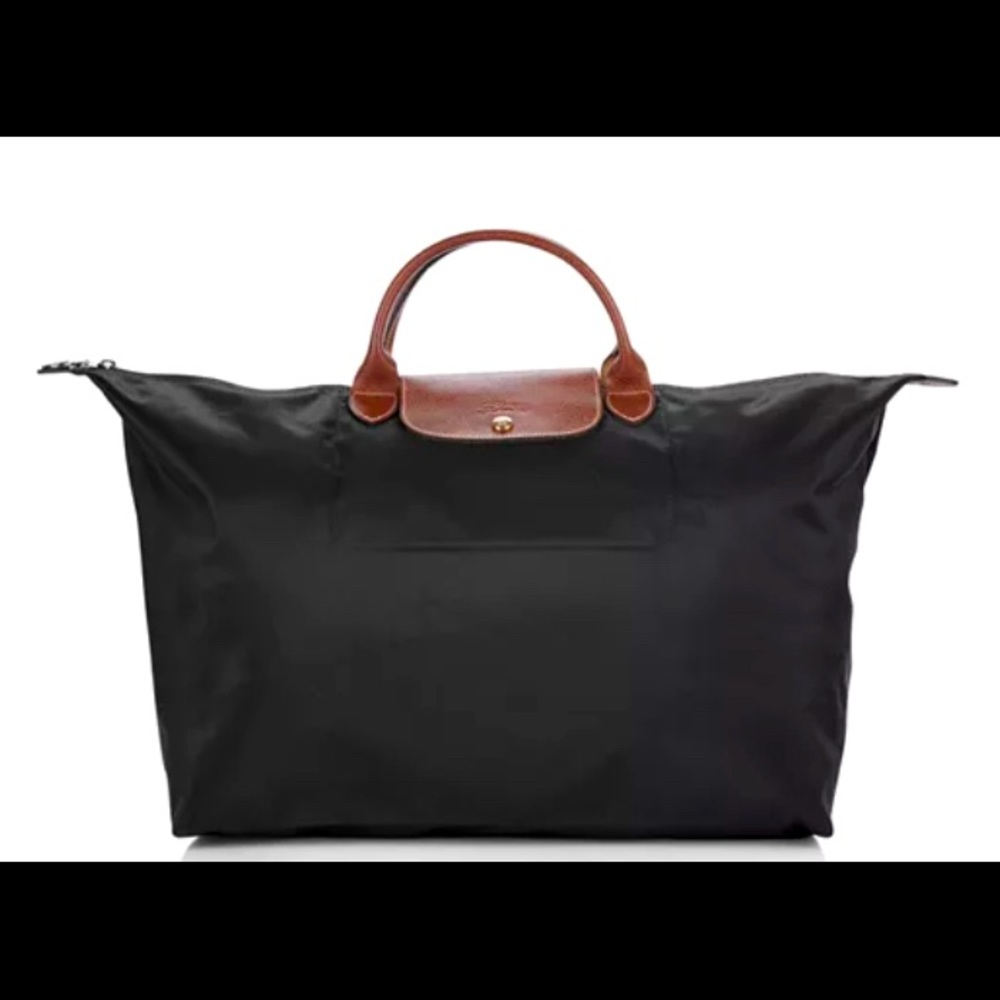Large longchamp tote with short handles